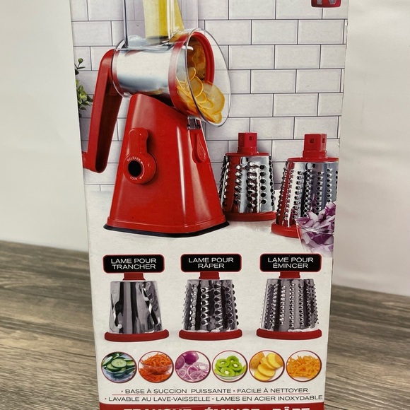 NUTRISLICER Vegetable Fruit Slicer Shredder Grater Slices Shreds Grates EUC - Picture 4 of 8